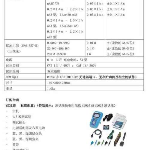 德国美翠 MI 3125 多功能电气综合测试仪 进口原装