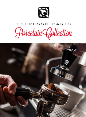 EspressoParts咖啡机无底手柄E61通用辣妈lamarzocco胡桃木58粉碗