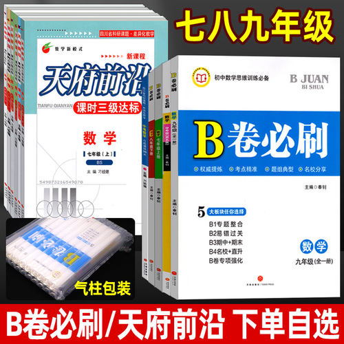 北师版B卷必刷七八九年级下数学