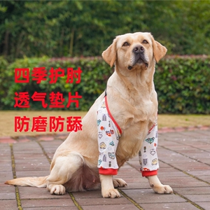 春夏四季中大型狗狗前腿护肘护膝关节腿套防舔防磨德牧金毛拉布拉