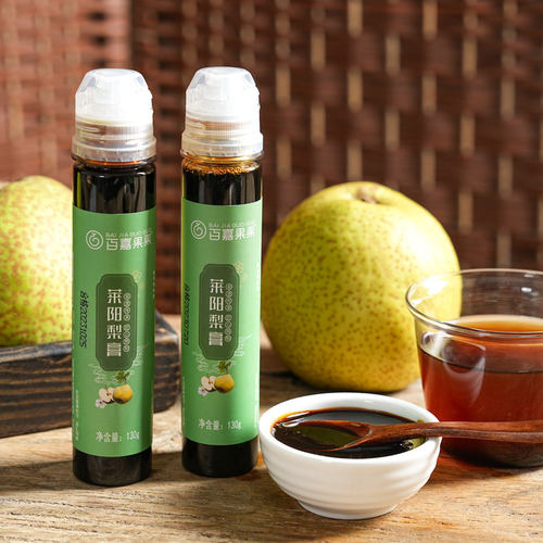 莱阳梨膏烟台特产百嘉果果慈梨膏儿童老人小孩秋梨膏水便携装