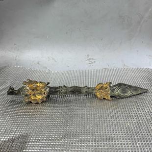 纯铜鎏金金刚杵撅金刚撅降魔杵马头明王三面普巴杵宗教用品法器