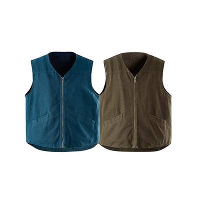 美式复古工装牛仔马甲男款外穿2025新款户外坎肩