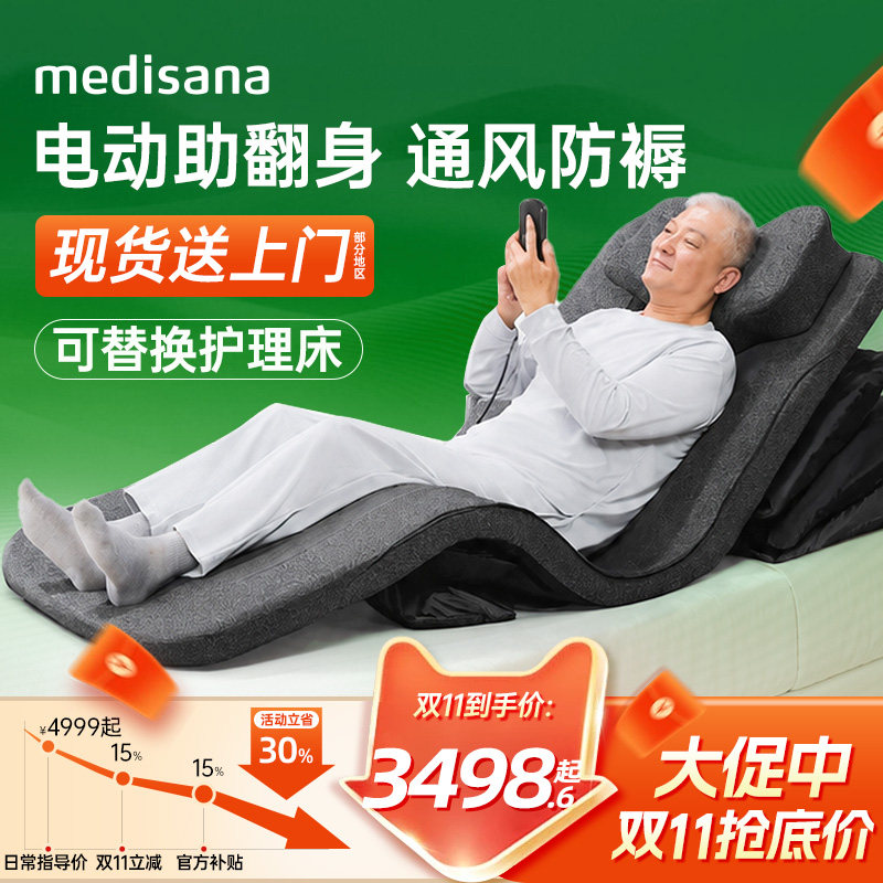德国medisana升降床家用老人电动起身辅助器卧床翻身护理床垫通风