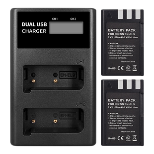 星威EN-EL9尼康电池D40 D60 D40X D3000 D5000 EN-EL9a单反相机配件非原装电池