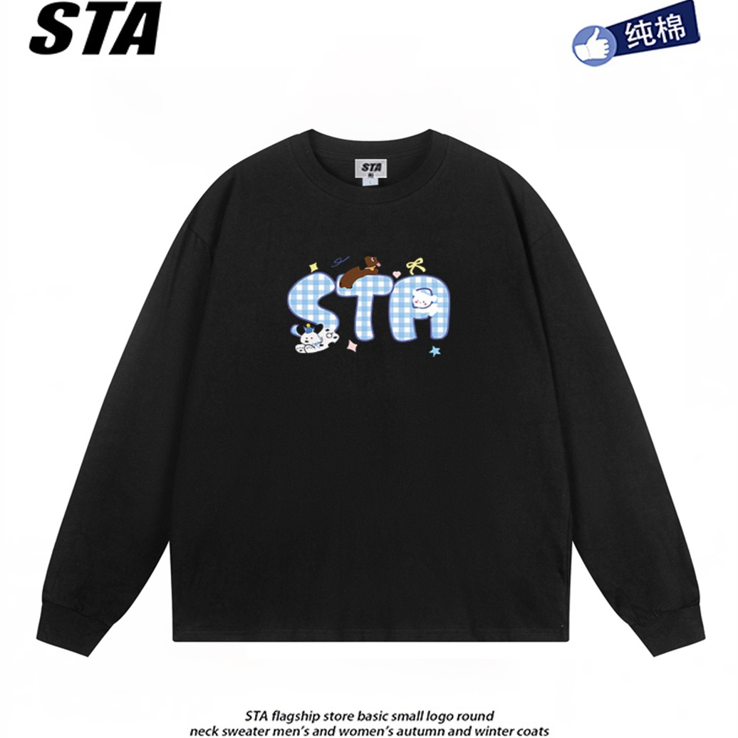 STA旗舰店重磅美式长袖