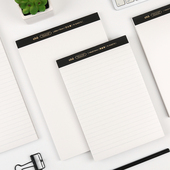 横线空白方格格子英语康奈尔错题作文拍纸本笔记本文具记事本日记本子B5 初品 订本 无线装 chu系列PP基础款