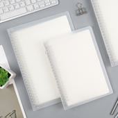 活页本 初品官方 基础款 简约磨砂封面金属铁夹活页夹横线方格网格子纠错康奈尔笔记本文具记事本日记本子