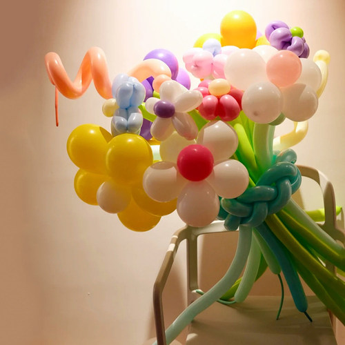 小红书同款、生日拍照气球花束