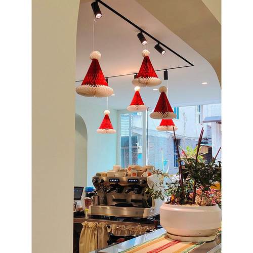 圣诞节装饰品帽挂件christ