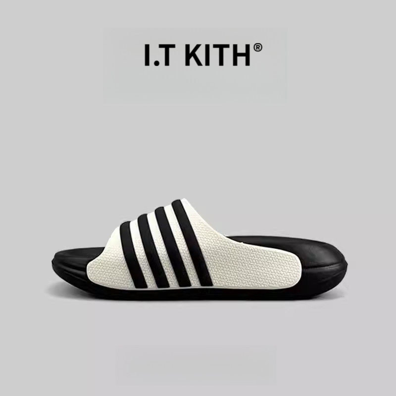 I.T KITH男士一字拖鞋春季外穿防滑软底涉水沙滩鞋室内防滑浴休闲