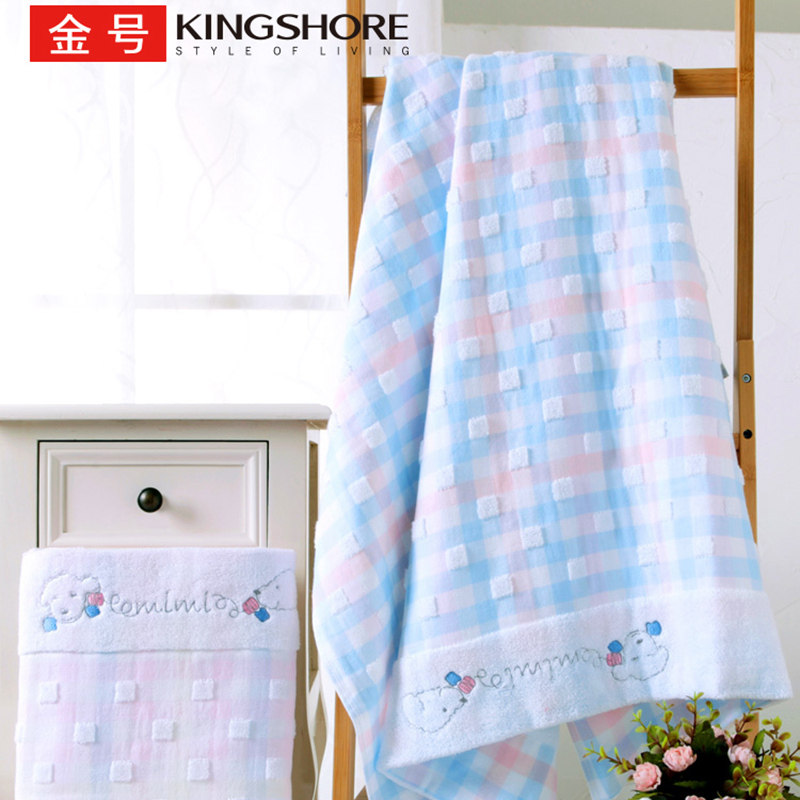 金号儿童纯棉纱布层浴衣浴巾抱被无捻纱款儿童婴儿宝贝柔软吸水,居家布艺,浴巾,淘宝优惠券,粉丝福利购,淘宝优惠卷
