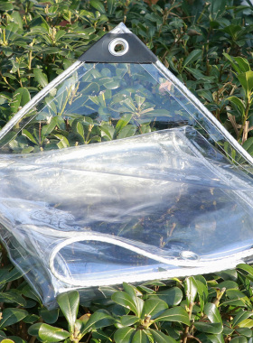 透明防雨布pvc防水布户外雨棚布阳台挡雨板遮雨布遮阳防晒篷布