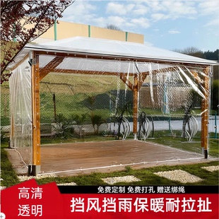 摆摊挡雨神器夜市大排档推拉蓬透明围布摆摊挡雨挡风雨篷遮雨布