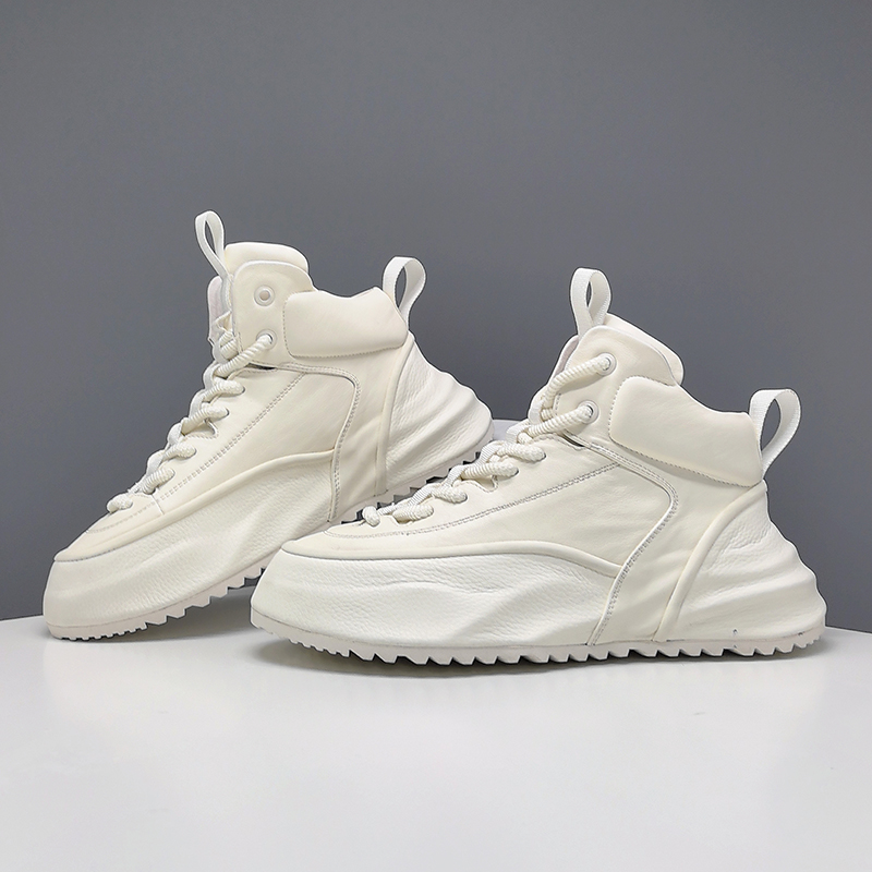 欧洲站2025冬季新款加绒高帮鞋