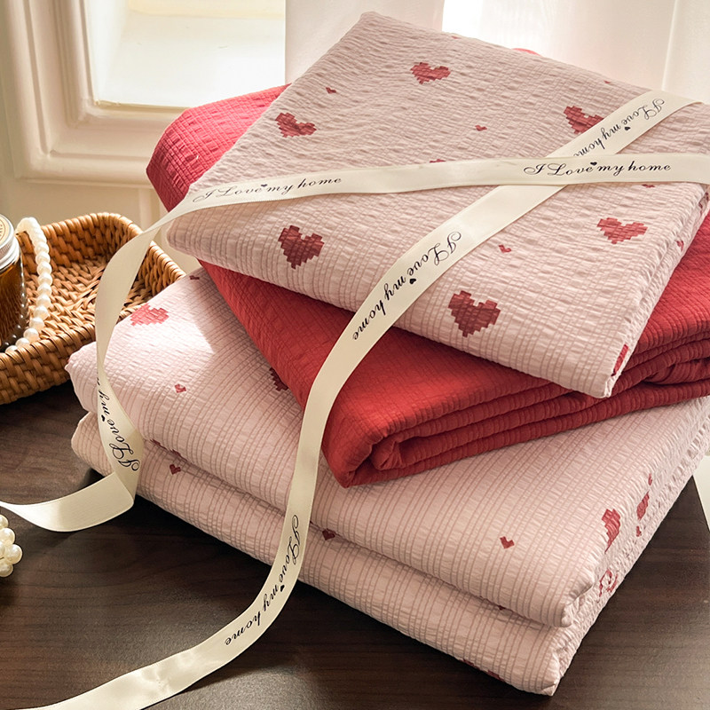 a类母婴级双层纱被套单件150x200x230非全棉纯棉被罩纱布四件套4