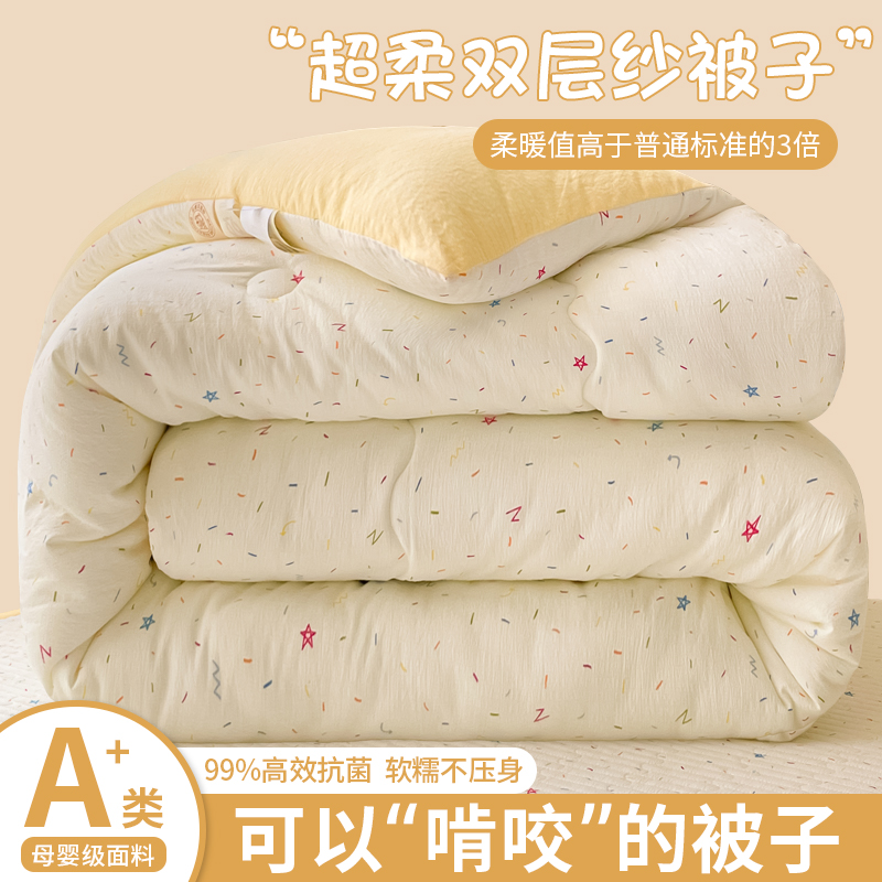 加厚保暖冬被四季通用
