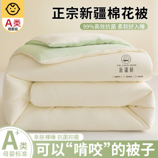 新疆纯棉全棉被子春秋加厚保暖冬被棉被芯学生宿舍单人夏凉空调被
