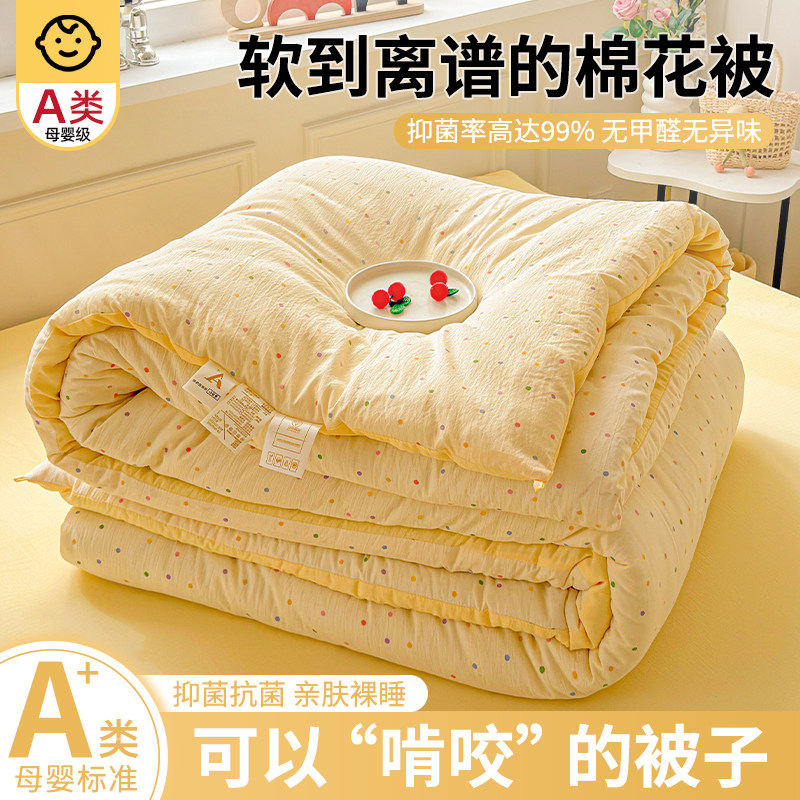 100%新疆棉花纯棉全棉被子棉被芯