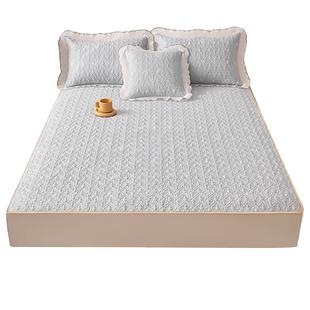 纯棉榻榻米床褥子床盖软席防滑炕盖床护垫全棉夹棉不起皱床单单件