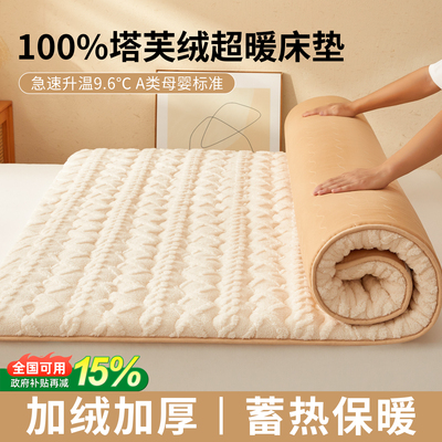 2025新款加厚羊羔绒床垫