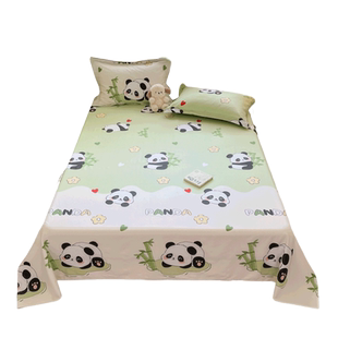 纯棉床单单件100全棉儿童学生宿舍单人床一米二被单1.2三件套1.5