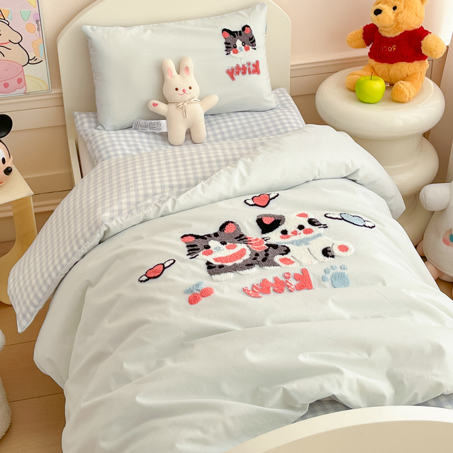 幼儿园被子三件套纯棉被套儿童六件套件午睡被褥全棉宝宝入园床品