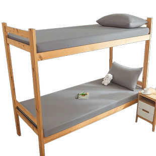 宿舍专用水洗棉床笠大学生单人床罩0.9褥子床垫套床单三件套2025