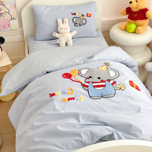 全棉幼儿园被子三件套儿童纯棉被褥宝宝入园六件套婴儿床午睡床品