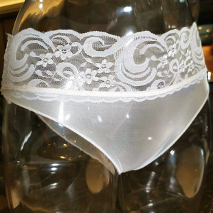 头无痕丝袜裆低腰蕾丝边超薄女人冰丝火辣骚欧美裤 三角内裤 衩