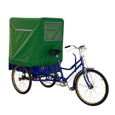 雨棚车棚南洋脚踏板人力三轮车