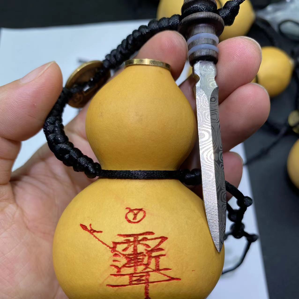 抖音同款葫芦盘玩插剑养剑葫芦图片