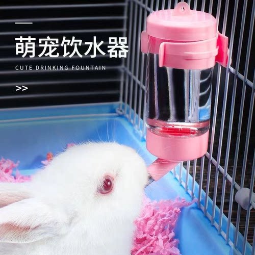 兔子自动饮水器防漏喝水器挂式喂水仓鼠松鼠龙猫专用滚珠水壶用品