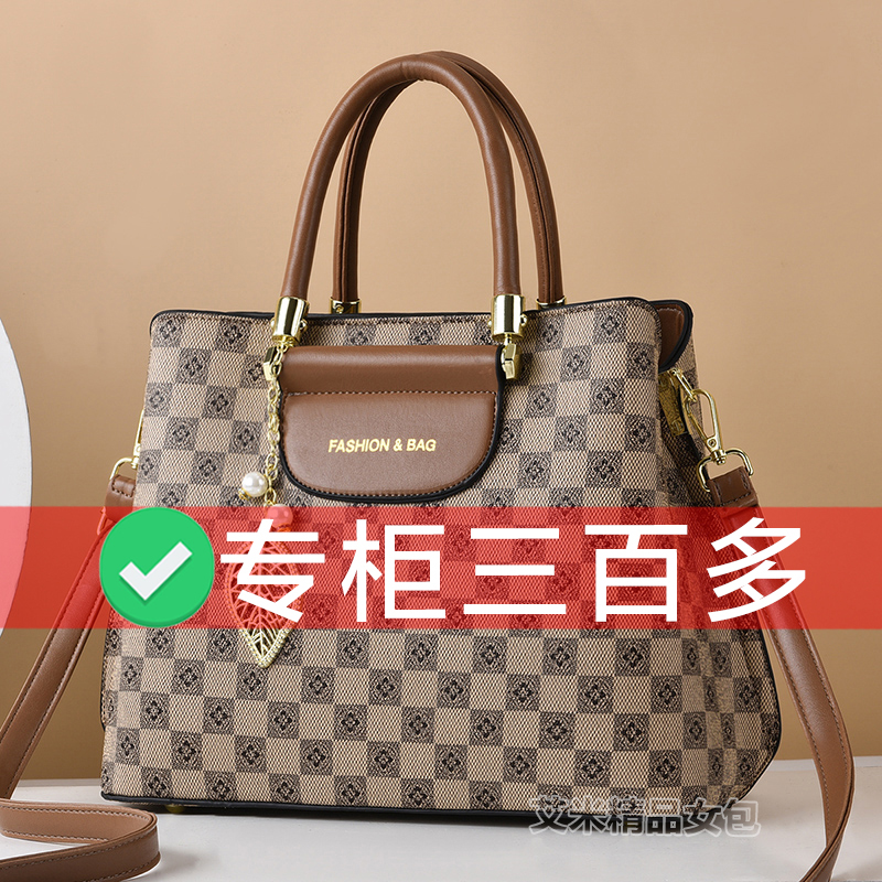 夏季印花大包包女包2025新款时尚百搭女士单肩斜挎包高级感手提包