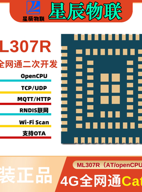 中移ml307r模块307RDC/DL 4G CAT1 AT openCPU全网通无线通讯模组