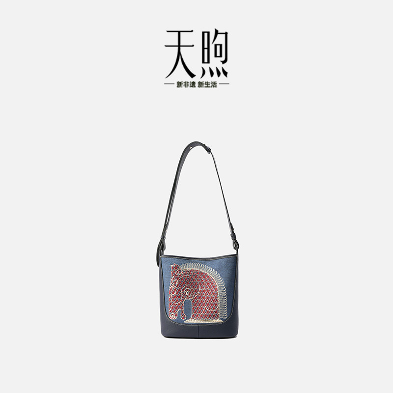 pmsix女包中国风托特包旗袍包女