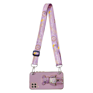 暴力熊适用三星Galaxy手机壳带支架竖立A91/A73/A72/A71/A54/A53/A52/A51/A55/A33/A32/A30S/A23斜挎挂绳可背