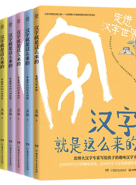 现货汉字就是这么6册孟琢