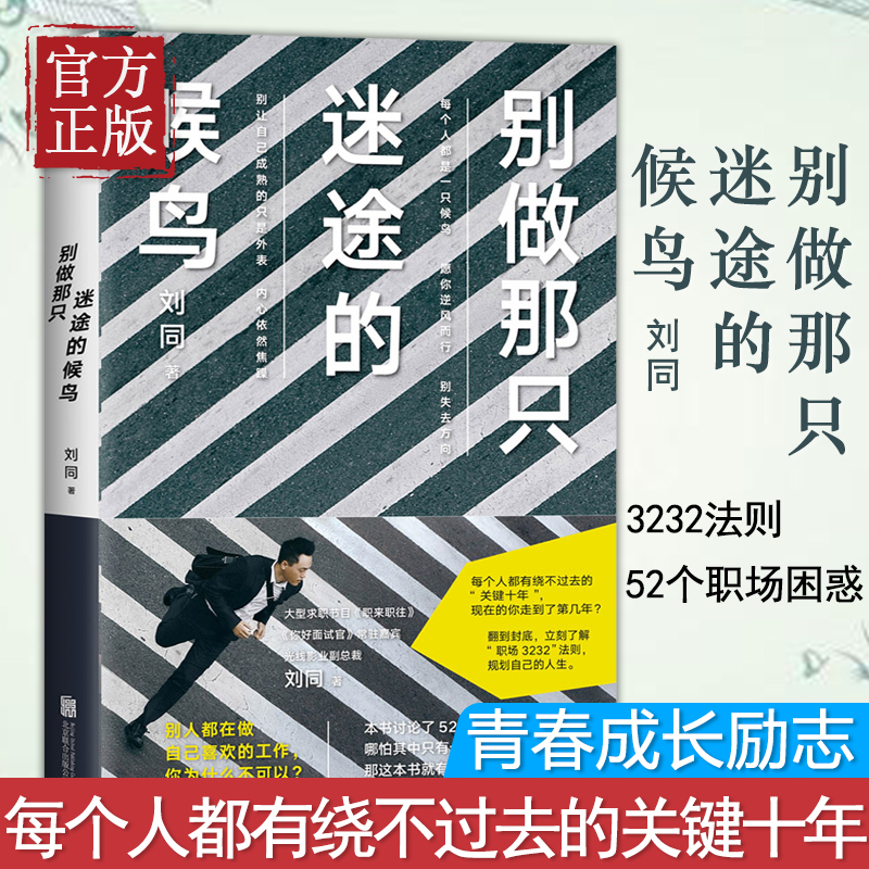 现货正版 别做那只迷途的候鸟 刘同作品 别人都在做自己喜欢的工作你为什么不可以