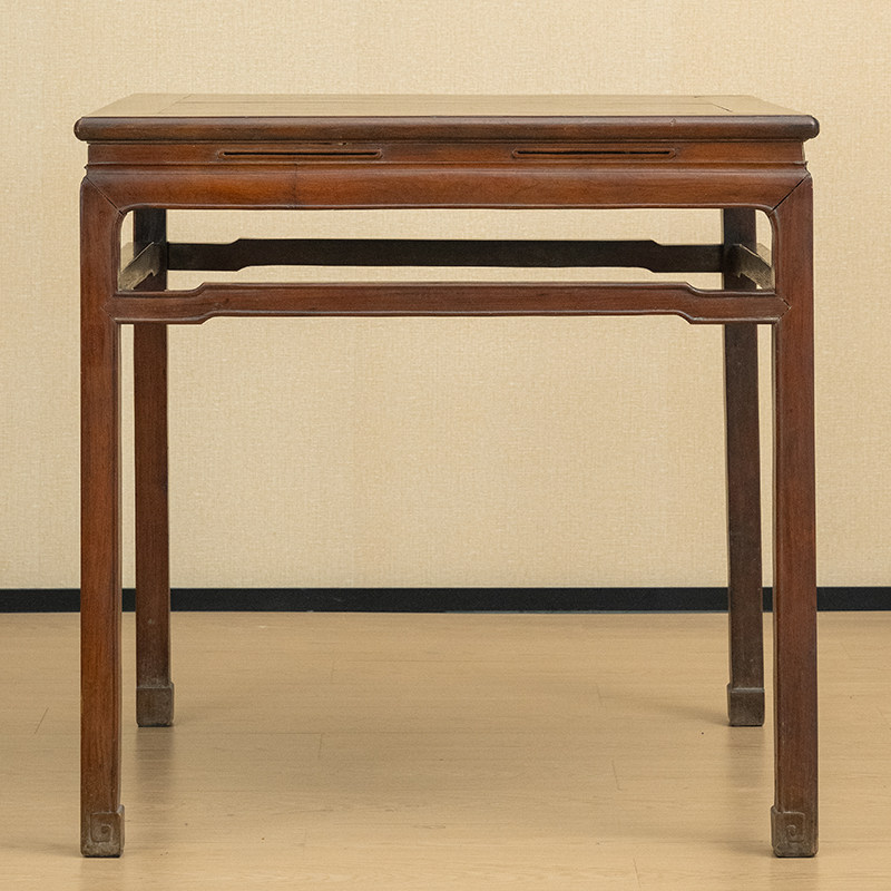 清中期黄花梨束腰罗锅枨马蹄腿供桌明清家具收藏海南黄花梨文房桌