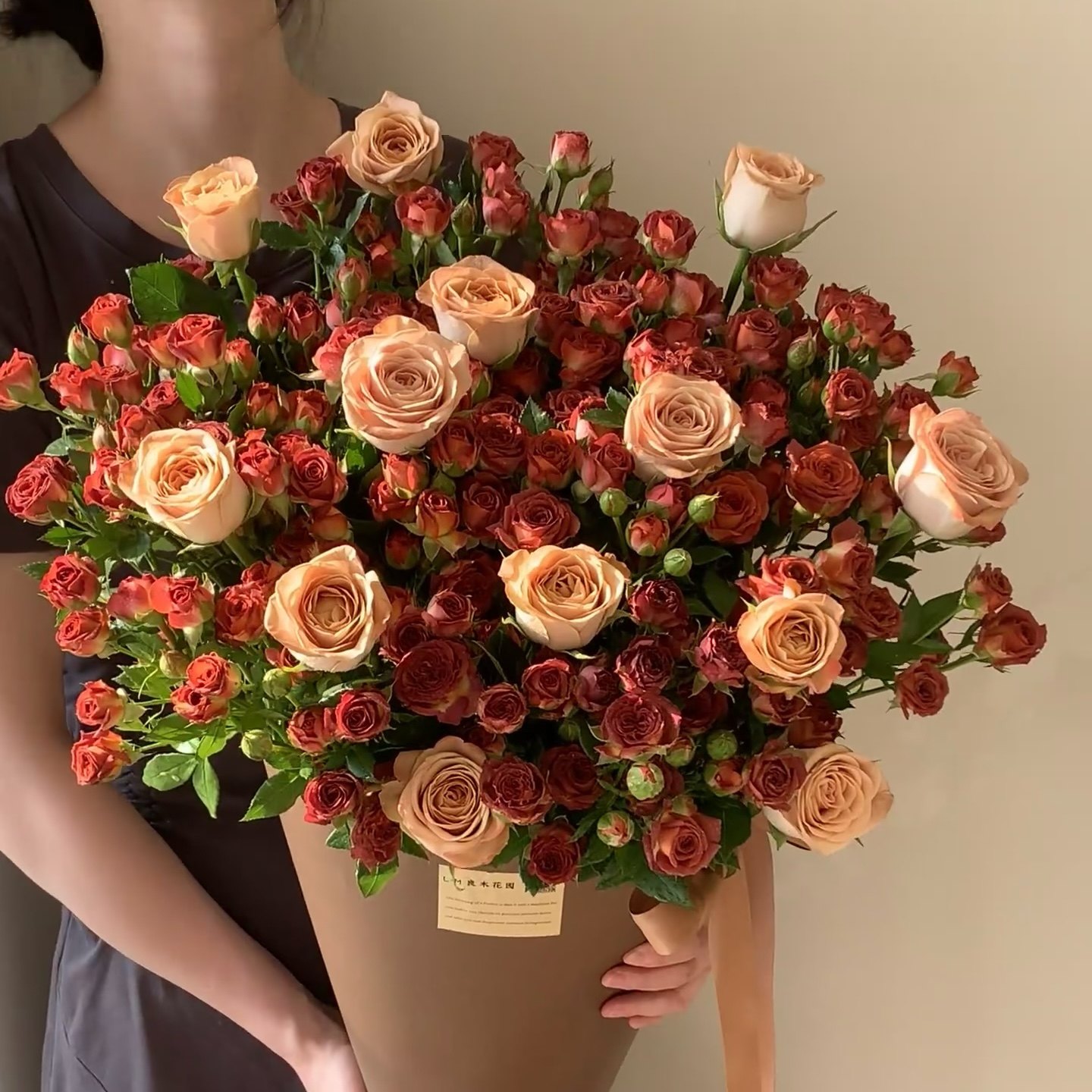 秋冬氛围感拉满家居插花玫瑰花鲜