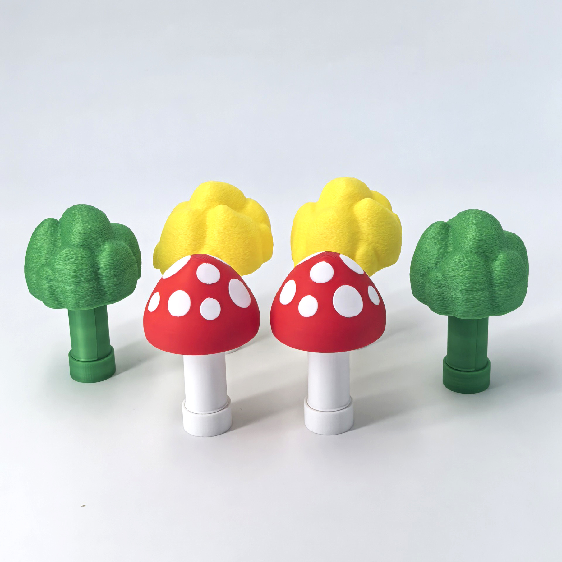 3D打印蘑菇伸缩剑摆摊潮玩可爱趣味造型摆件装饰创意新奇玩具礼物