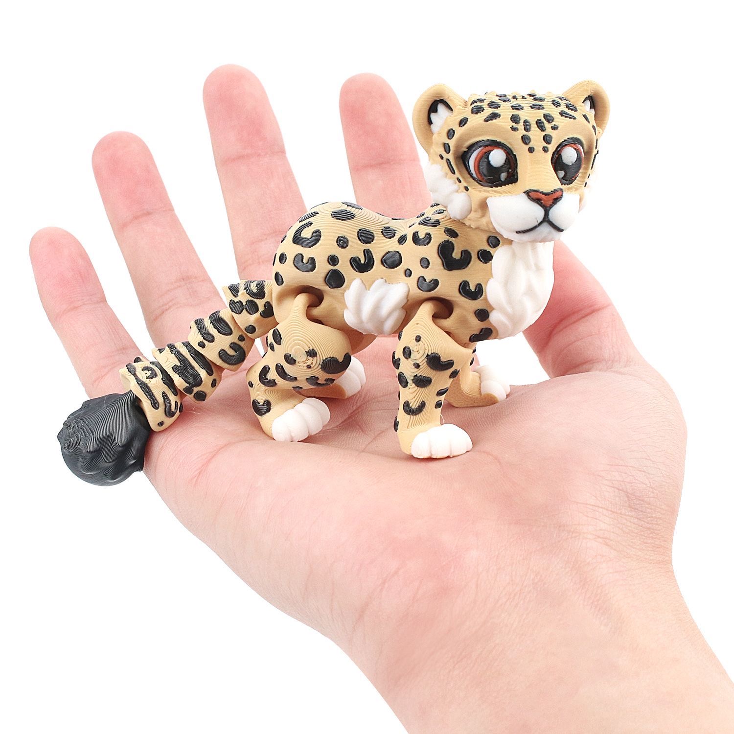 3D打印仿真豹子摆件礼物