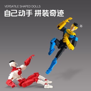 【新款】无敌少侠13关节人偶免拼多关节可动幸运马克手办解压玩具