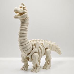 3D打印霸王龙骸骨儿童侏罗纪骨骼恐龙生日玩具六一礼物鱼缸造景