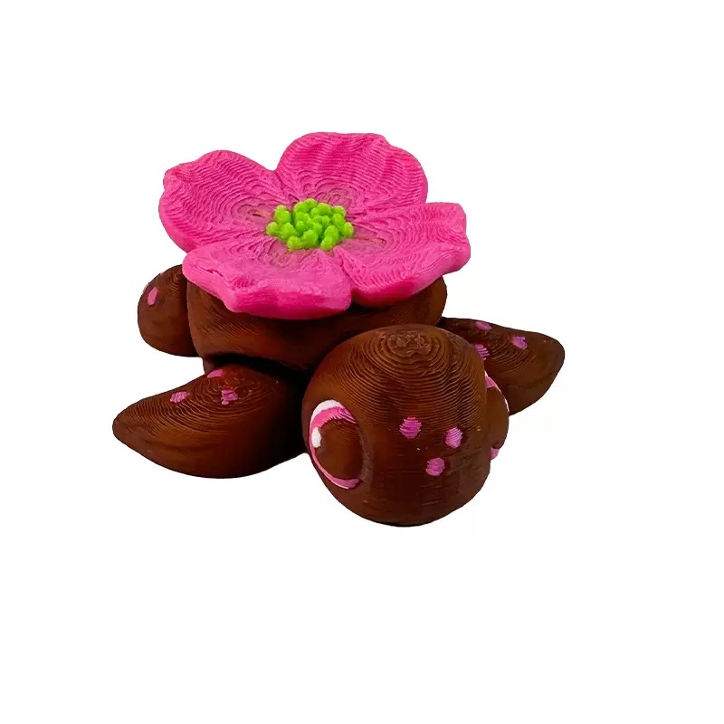 新款乌龟3d打印运动玩具手办龟龟套装关节可动物模型仿真小龟玩具