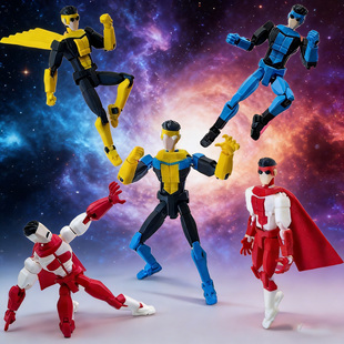 【新款】无敌少侠13关节人偶免拼多关节可动幸运马克手办解压玩具