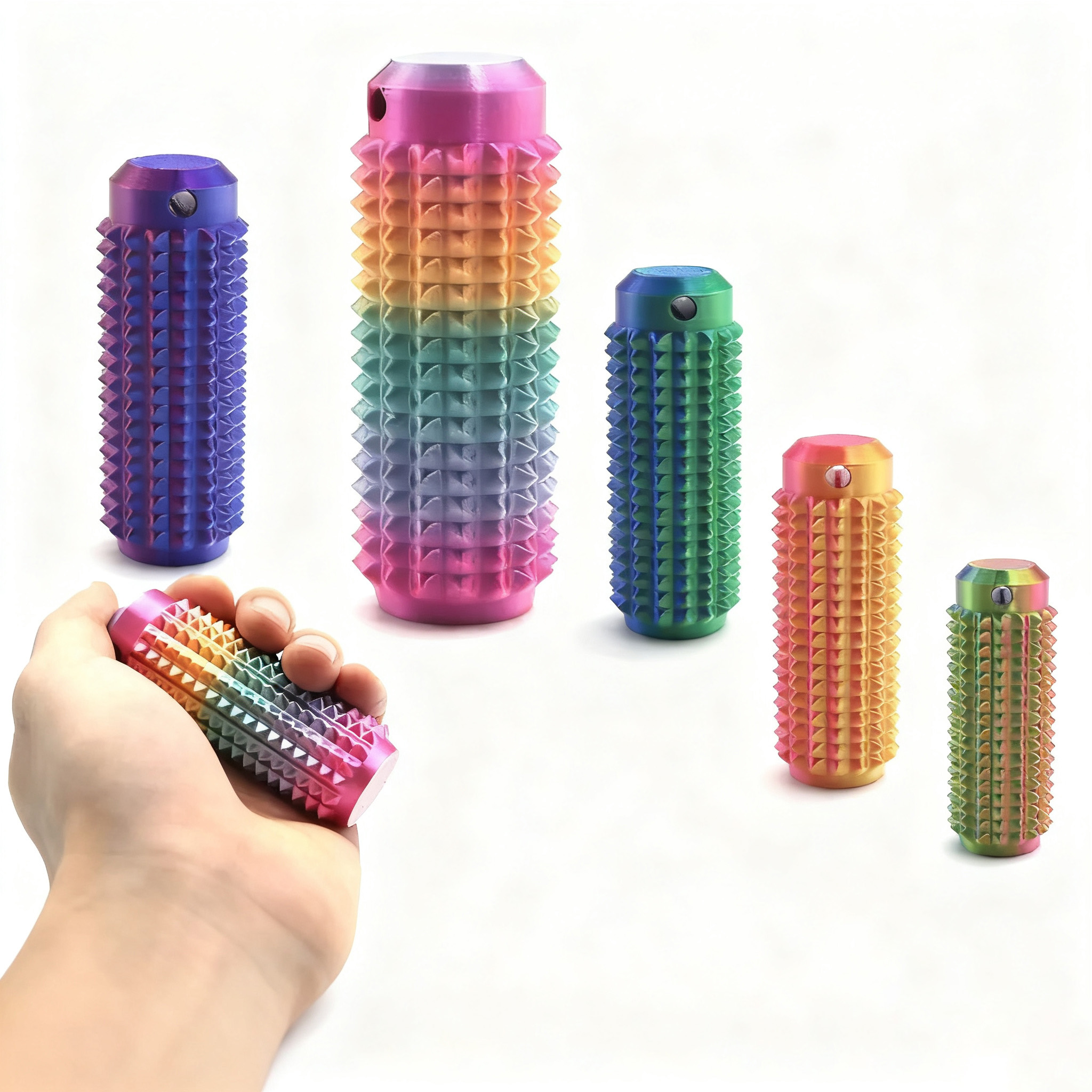 3D打印edc狼牙棒解压玩具解闷上课无聊打发时间稳定情绪神器便携