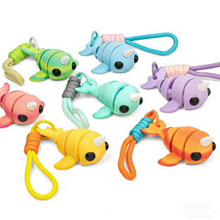 新品3d打印独角鲸鲨挂件可爱卡通公仔钥匙扣包包挂饰创意公仔礼物