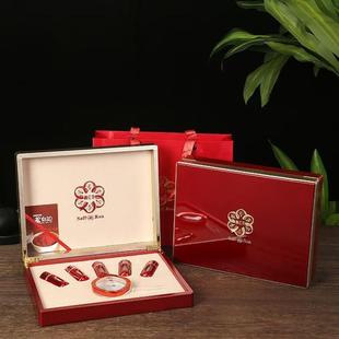 新款藏红花礼盒口红管5支10支装烤漆西红花礼品盒空盒5+1罐包装盒